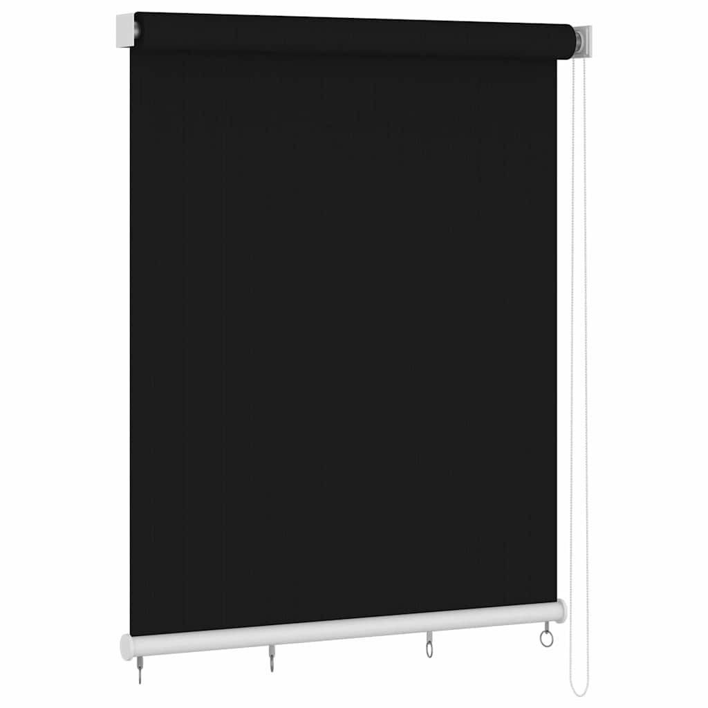 Vidaxl rolgordijn voor buiten 225(b)x230(h) cm zwart