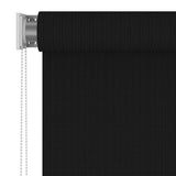 Vidaxl rolgordijn voor buiten 355(b)x230(h) cm zwart