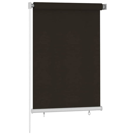 Vidaxl rolgordijn voor buiten 105(b)x140(h) cm hdpe bruin