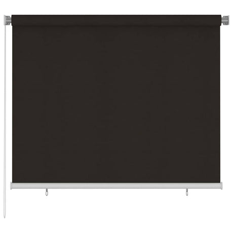 Vidaxl rolgordijn voor buiten 185(b)x140(h) cm hdpe bruin