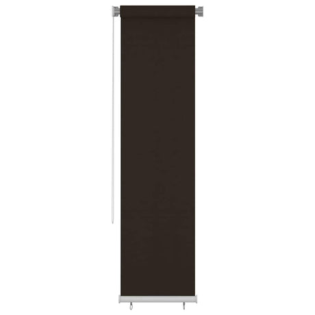 Vidaxl rolgordijn voor buiten 65(b)x230(h) cm hdpe bruin