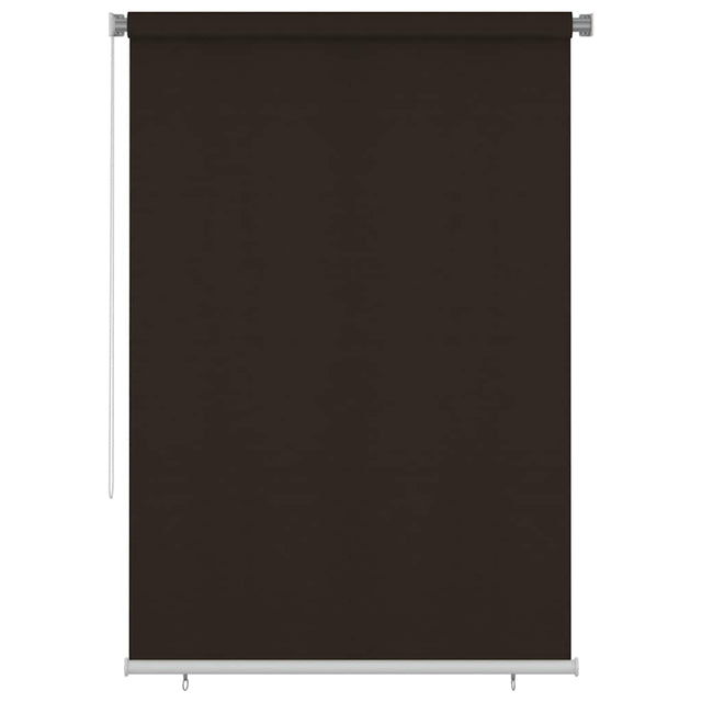 Vidaxl rolgordijn voor buiten 165(b)x230(h) cm hdpe bruin