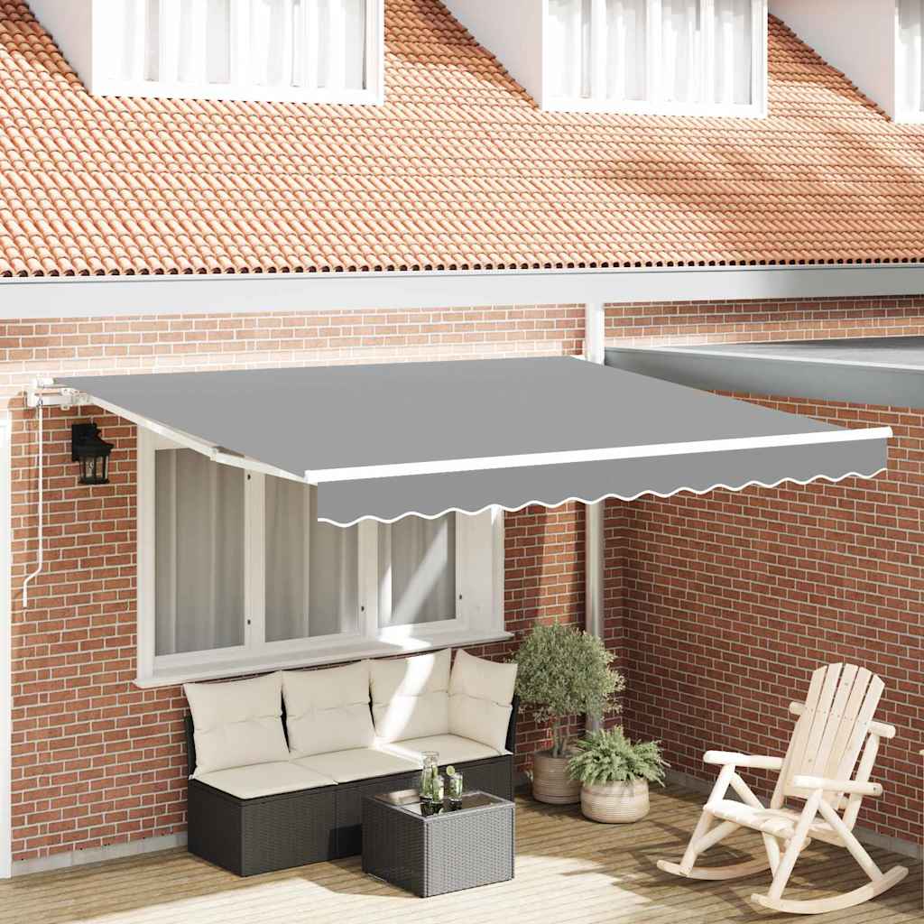 Vidaxl zijde frame wit 300 x 250 cm aluminium