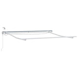 Vidaxl zijde frame met led-striplichten wit 350 x 250 cm aluminium