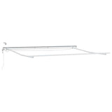 Vidaxl zijde frame met led-striplichten wit 400 × 300 cm aluminium