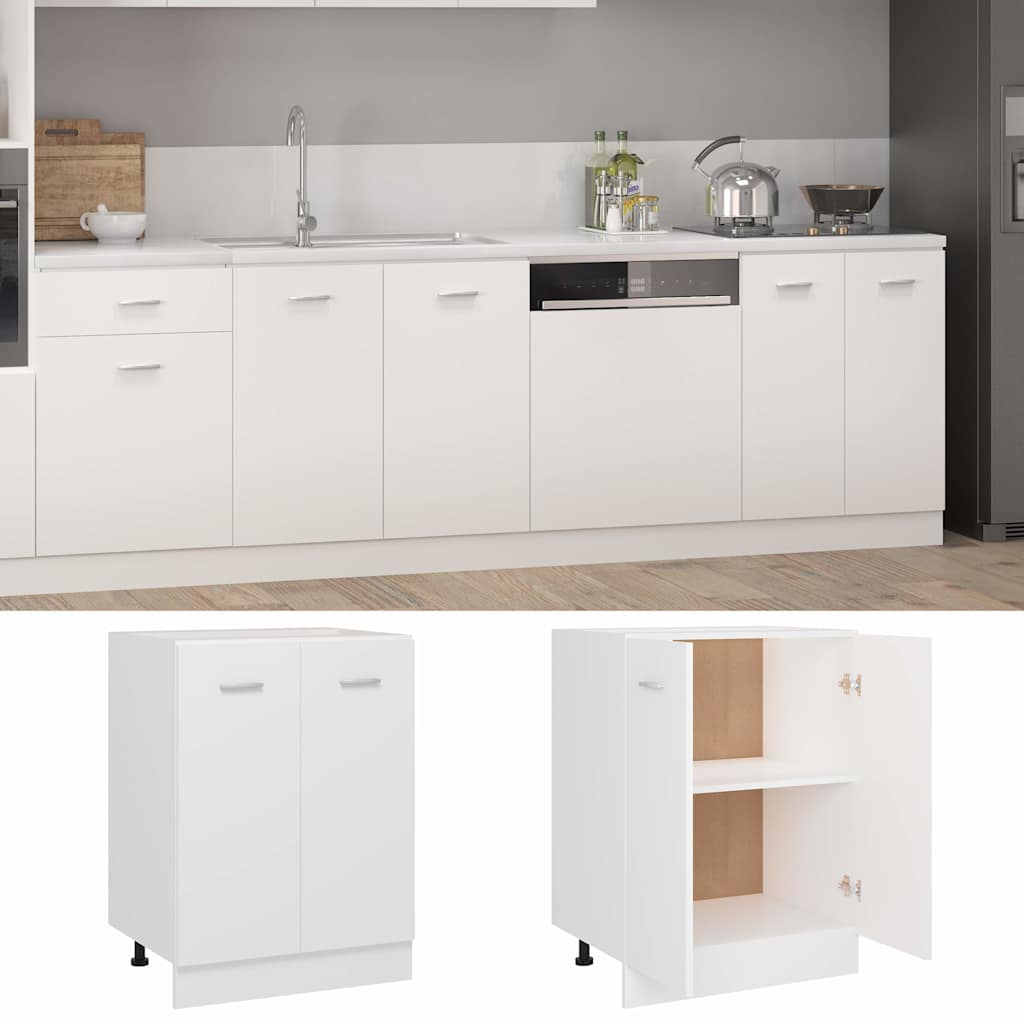 Vidaxl onderkast lyon 60x46x81,5 cm bewerkt hout wit
