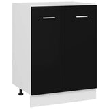 Vidaxl onderkast lyon 60x46x81,5 cm bewerkt hout zwart