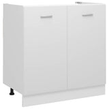 Vidaxl wastafelonderkast lyon 80x46x81,5 cm bewerkt hout wit