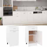Vidaxl onderkast met lade lyon 40x46x81,5 cm bewerkt hout wit