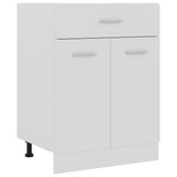 Vidaxl onderkast met lade lyon 60x46x81,5 cm bewerkt hout wit