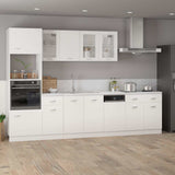Vidaxl onderkast met lade lyon 80x46x81,5 cm bewerkt hout wit