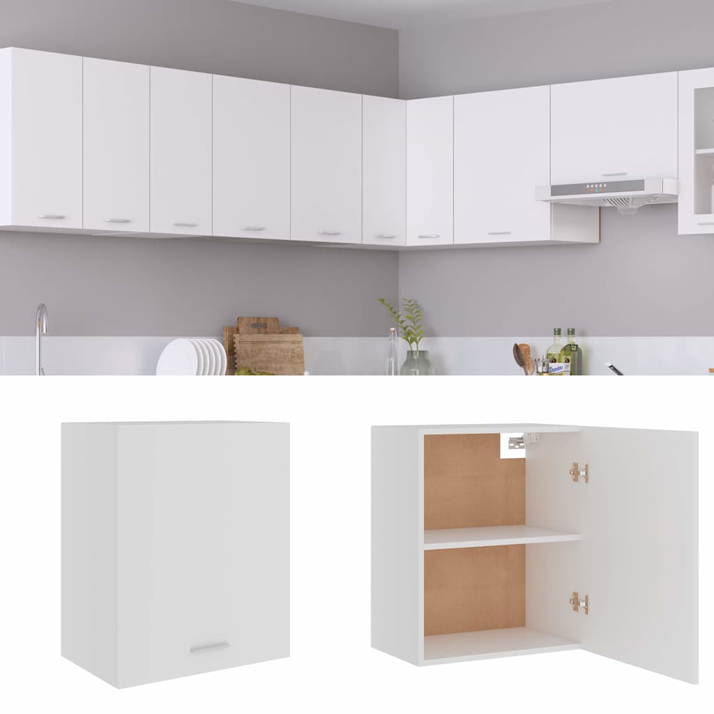 Vidaxl bovenkast lyon 50x31x60 cm bewerkt hout wit