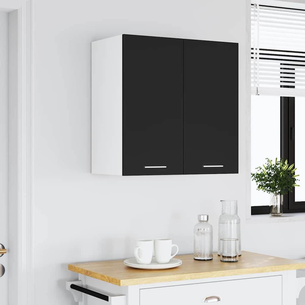 Vidaxl bovenkast lyon 60x31x60 cm bewerkt hout zwart