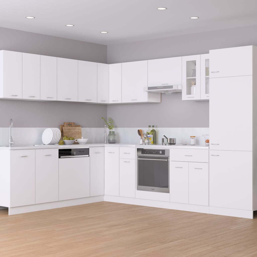 Vidaxl bovenkast lyon 80x31x60 cm bewerkt hout wit
