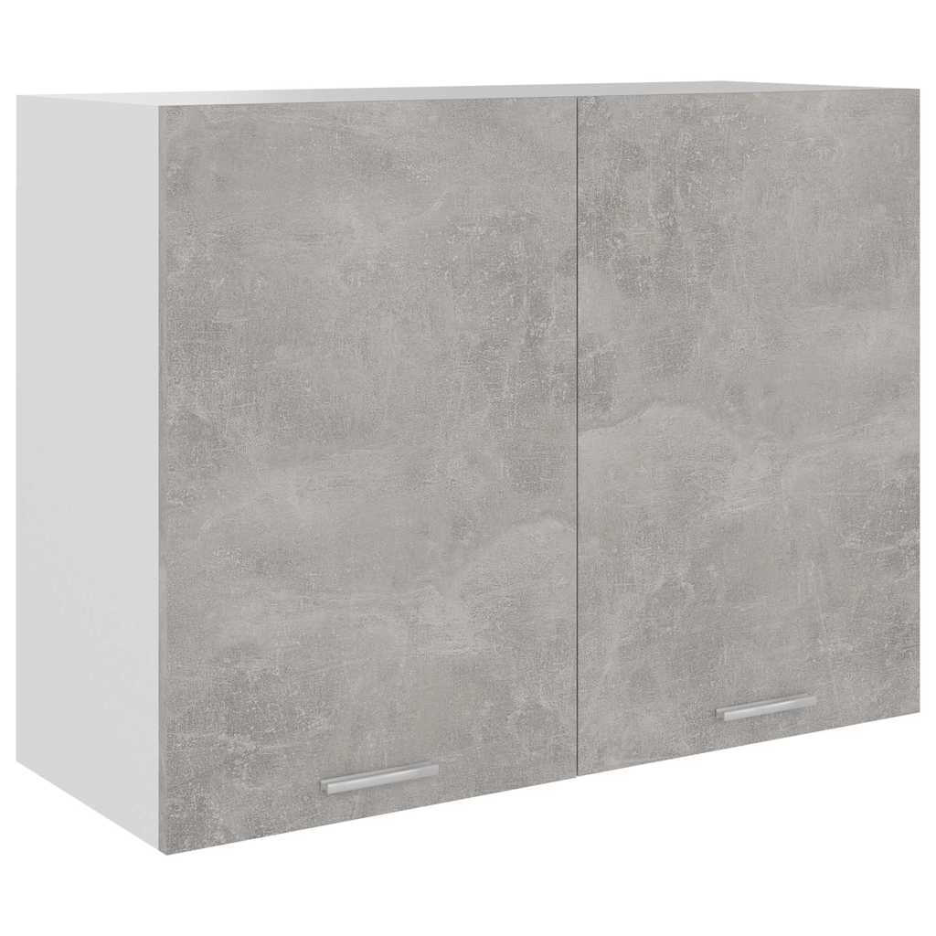 Vidaxl bovenkast 80x31x60 cm bewerkt hout betongrijs