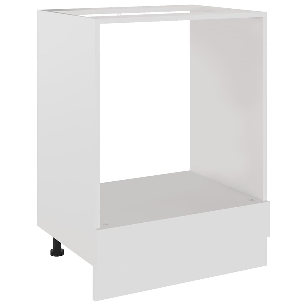 Vidaxl ovenkast lyon 60x46x81,5 cm bewerkt hout wit