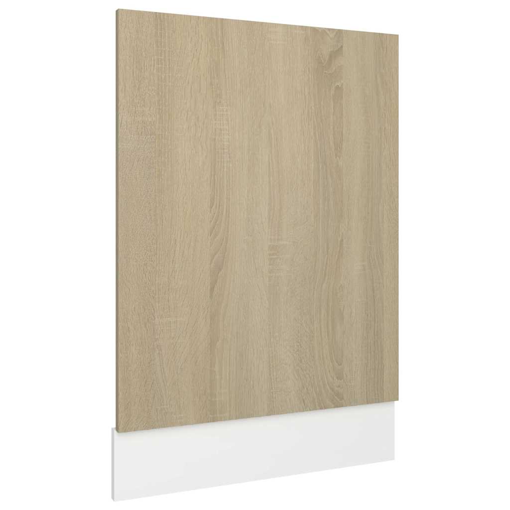 Vidaxl vaatwasserpaneel 45x3x67 cm bewerkt hout sonoma eikenkleurig