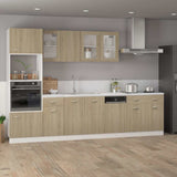 Vidaxl vaatwasserpaneel 45x3x67 cm bewerkt hout sonoma eikenkleurig