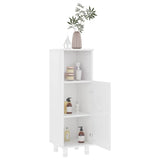 Vidaxl badkamerkast 30x30x95 cm spaanplaat hoogglans wit