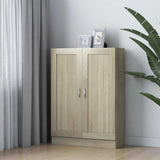 Vidaxl boekenkast 82,5x30,5x115 cm spaanplaat sonoma eikenkleurig
