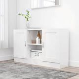 Vidaxl dressoir 120x30,5x70 cm bewerkt hout wit