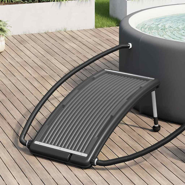 Vidaxl zwembadverwarmingspaneel solar gebogen 110x65 cm