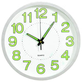 Horloge murale vidaxl lumineuse 30 cm blanc