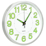 Horloge murale vidaxl lumineuse 30 cm blanc