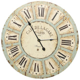 Vidaxl wandklok 60 cm mdf meerkleurig