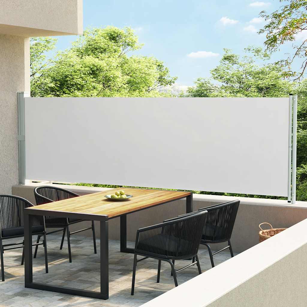 Vidaxl Garden Screen Rozšiřitelný krém 140x600 cm