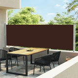 VidaXL Garden screen Extendable 140x600 cm brown