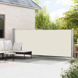 Vidaxl tuinscherm uittrekbaar 600x160 cm crème