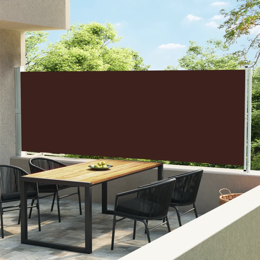 VidaXL Garden screen Extendable 600x160 cm brown