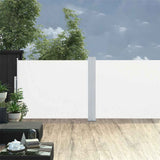 Vidaxl tuinscherm uittrekbaar 170x1200 cm crème