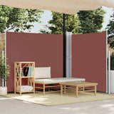 Vidaxl tuinscherm uittrekbaar 170x1200 cm bruin