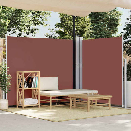 Vidaxl tuinscherm uittrekbaar 170x1200 cm bruin