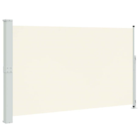 Vidaxl tuinscherm uittrekbaar 180x300 cm crèmekleurig