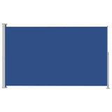 Vidaxl tuinscherm uittrekbaar 180x300 cm blauw