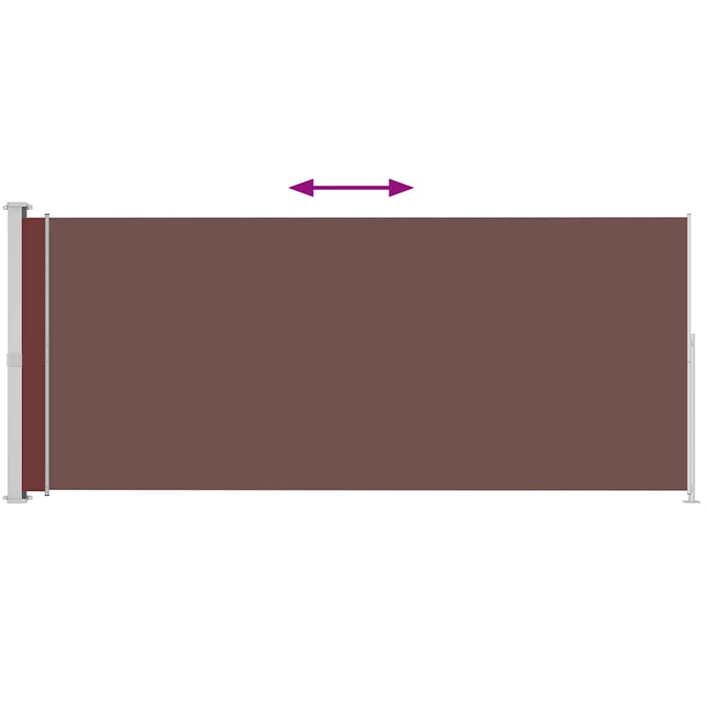 VidaXL Garden screen Extendable 180x500 cm brown