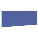 Vidaxl tuinscherm uittrekbaar 180x500 cm blauw