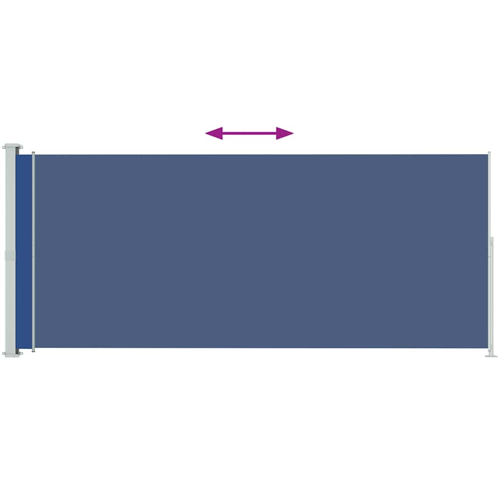 VidaXL Garden screen Extendable 180x500 cm blue