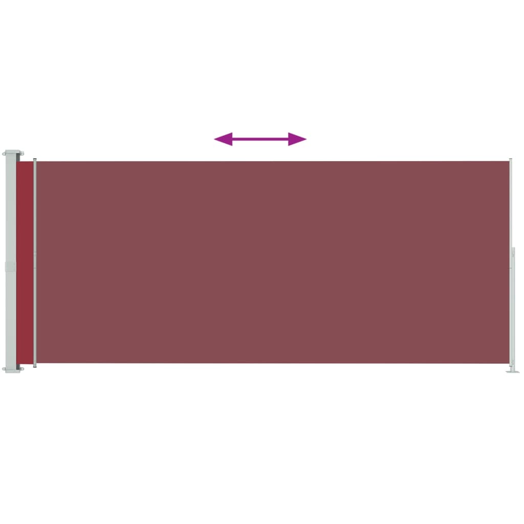 VidaXL Garden screen Extendable 180x500 cm red