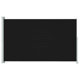 Vidaxl tuinscherm uittrekbaar 200x300 cm zwart