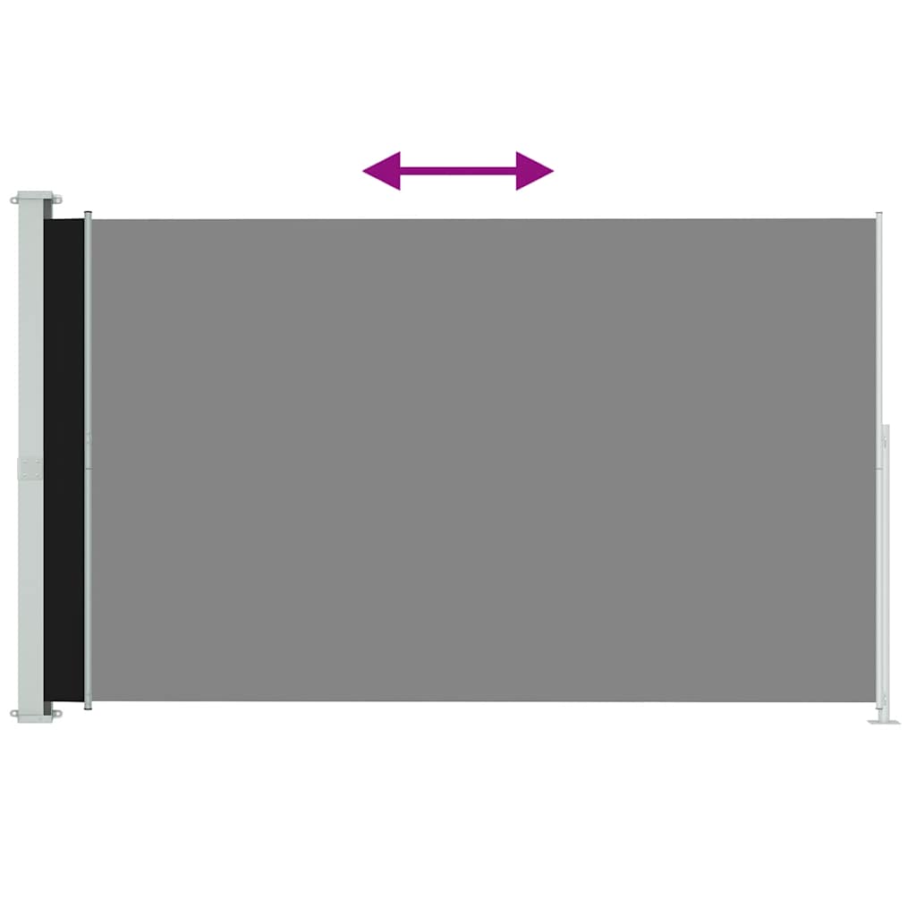 VidaXL Garden screen Extendable 200x300 cm Black