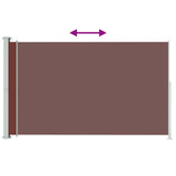 VidaXL Garden screen Extendable 200x300 cm brown