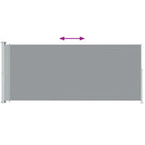 VidaXL Garden screen Extendable 200x500 cm Gray