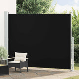 Vidaxl tuinscherm uittrekbaar 220x314 cm zwart