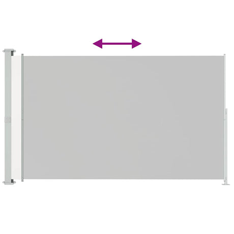 Vidaxl tuinscherm uittrekbaar 220x300 cm crème