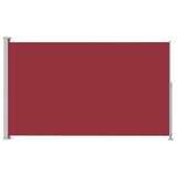 Vidaxl tuinscherm uittrekbaar 220x300 cm rood