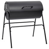 Vidaxl barbecuevat met 2 kookroosters 80x95x90 cm staal zwart